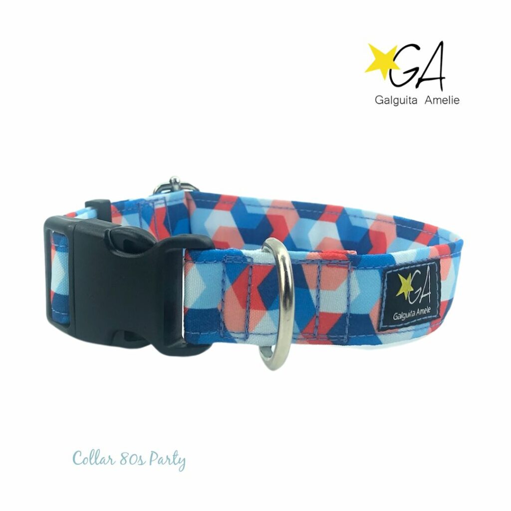 Collar Clic Plástico 80s Dance