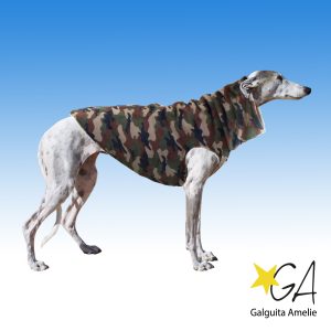 Chaleco polar camuflaje para galgos y podencos